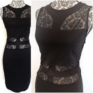 VENUS Stretch Bodycon Mesh Cutout Sheath Party Club Dress 8